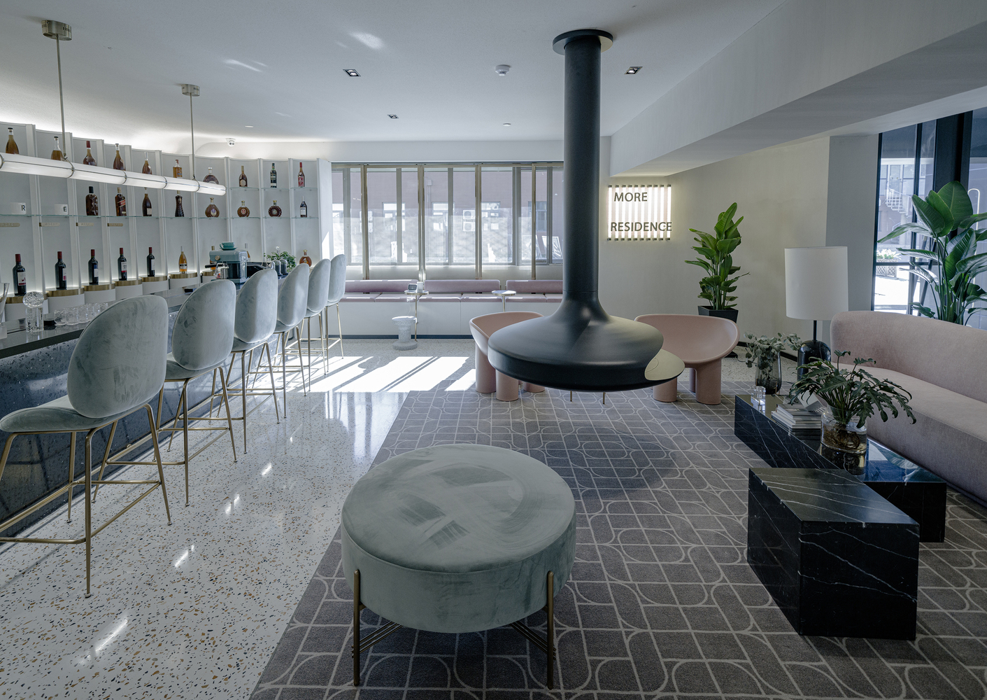 Проект по укладке терраццо-полов Wayon | Координаты апартаментов Beijing Moore