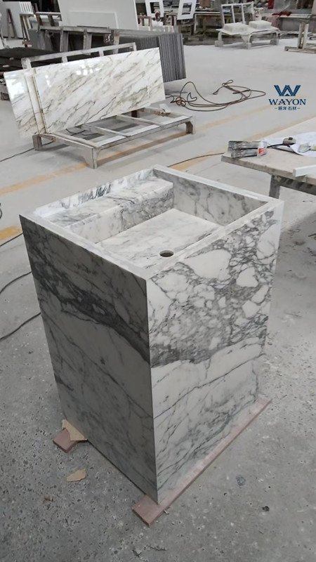 Мраморная раковина Bianco Carrara Venato
