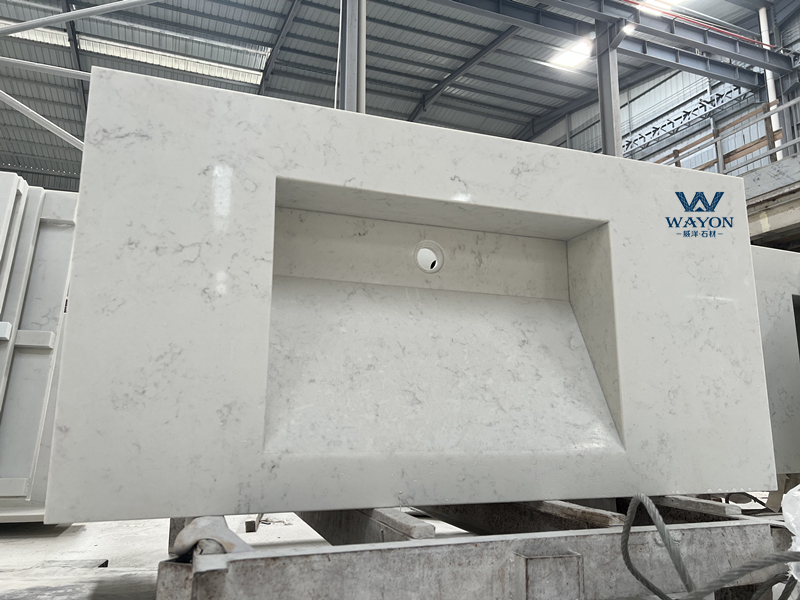 Раковина из кварцевого камня Kari Jade WG435