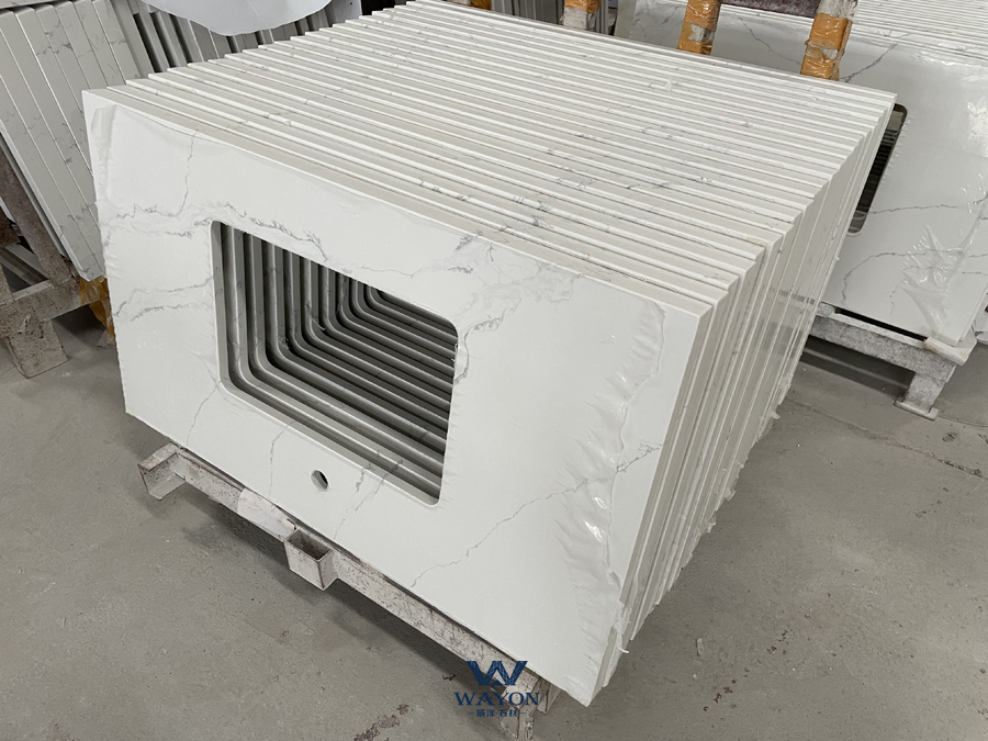 Кварцевая столешница для раковины (WG515 Northridge)