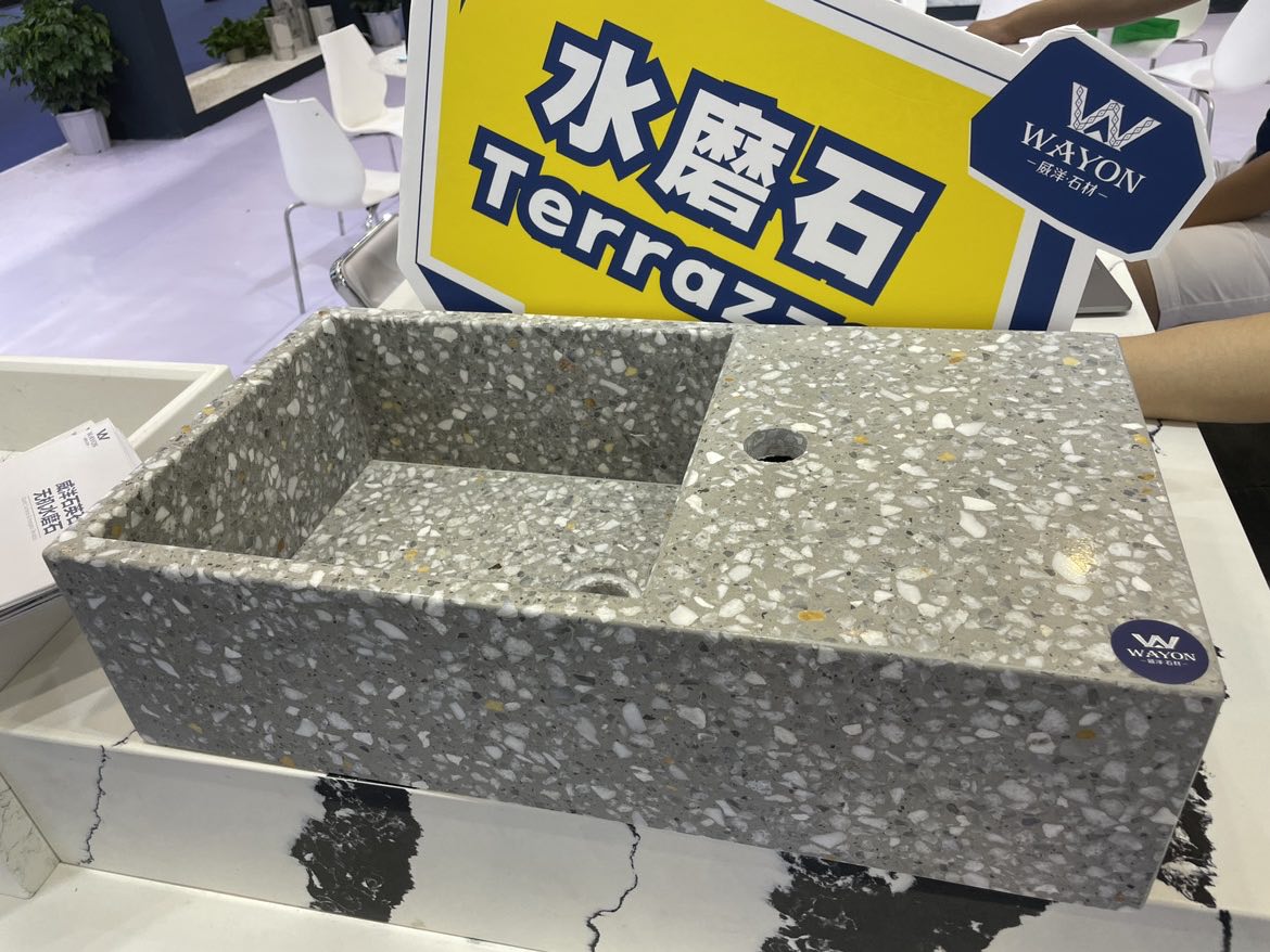 Раковина из терраццо