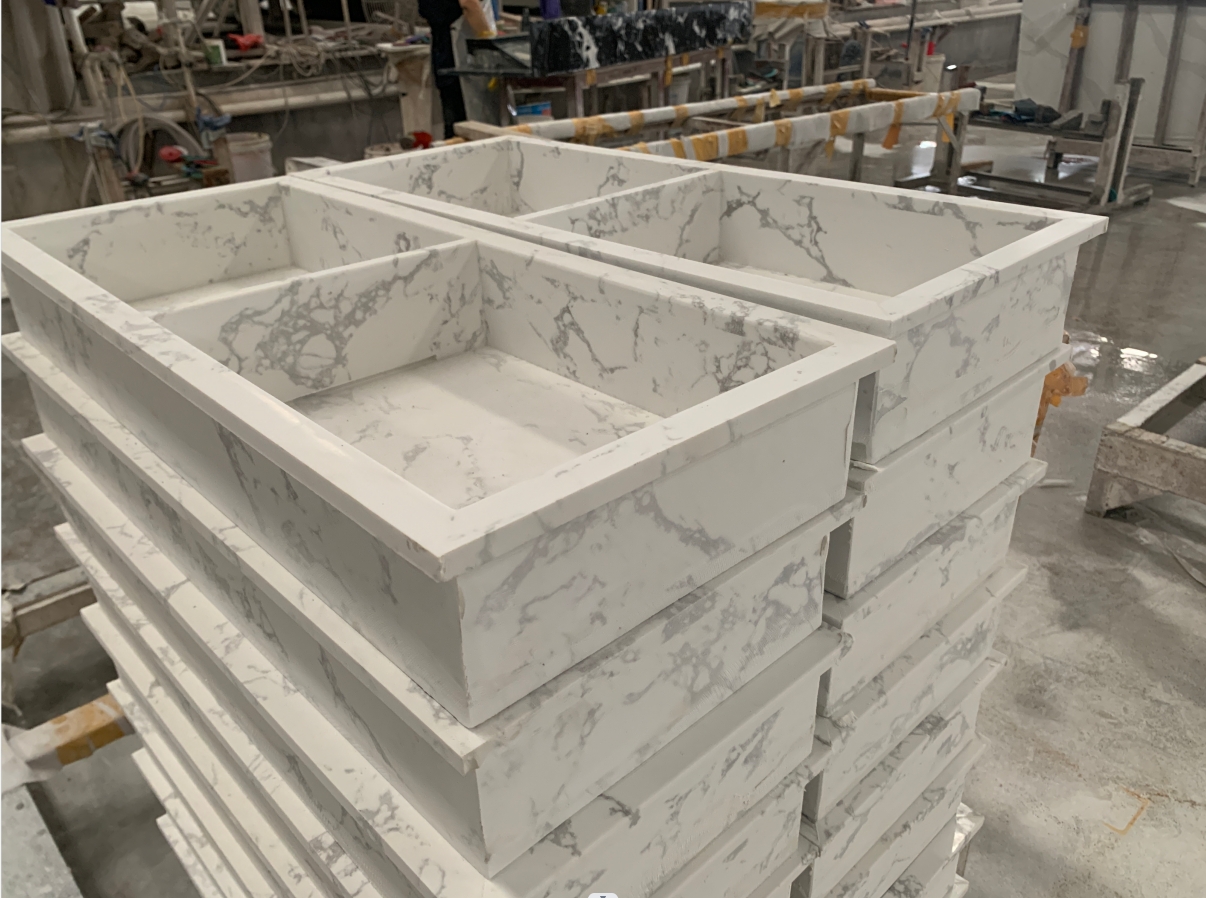 Компания Wayon Stone предлагает глубокую обработку камня для кухонных столешниц, туалетных столиков и столешниц.