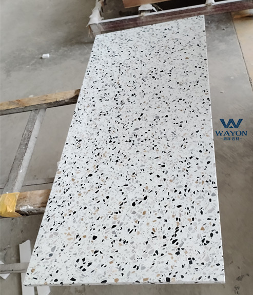 WT240 Столешница для туалетного столика Diamond Ice Terrazzo