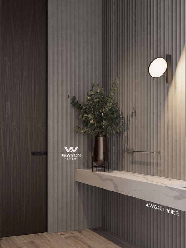 столешницы из синтетического кварца-WG401 Calacatta