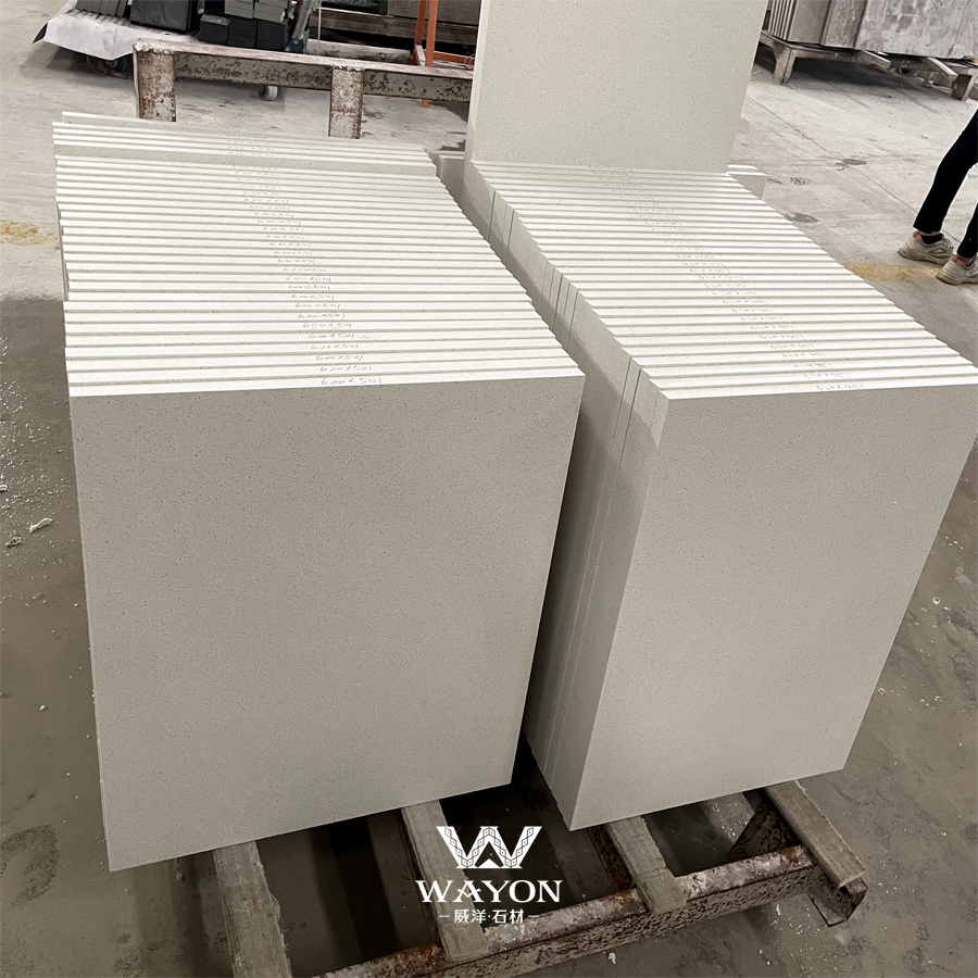 Кварцевая плитка (WG027 Classic White)
