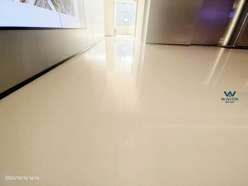 Пол из терраццо Shenzhen A Park (WT143 Summit Pale White)
