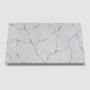 WG588 Cloudy Luminous Grey quartz stone